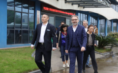 熱烈歡迎意大利圭迪佐洛市市長一行蒞臨我司參觀！
